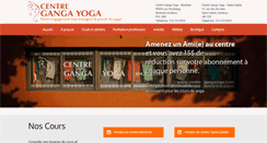 Desktop Screenshot of centregangayoga.com